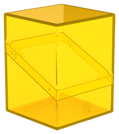 Deck Box: Boulder 100+ Standard Size- Clear Amber