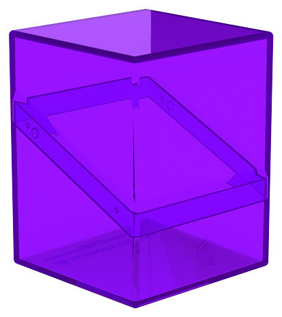 Deck Box: Boulder 100+ Standard Size- Clear Amethyst