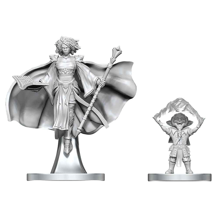 Gnome Warlock & Aasimar Wizard