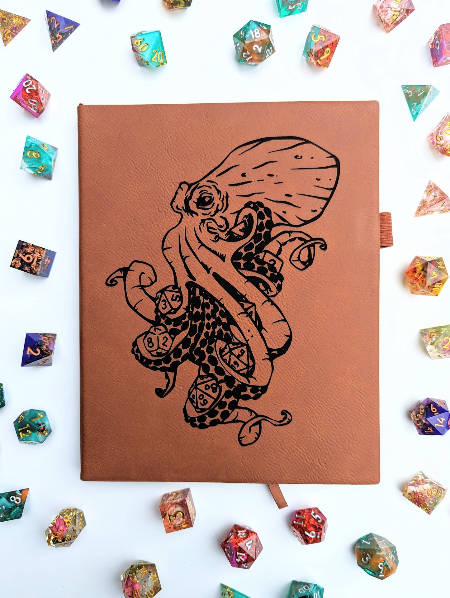 Kraken of Holding - Vegan Leather D&D Campaign Journal