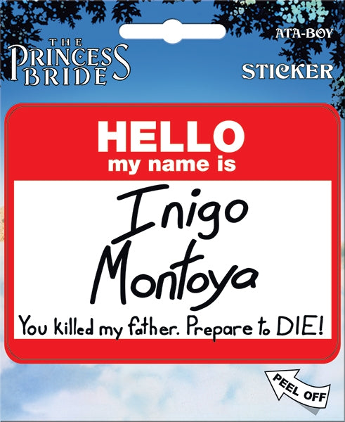 Princess Bride Inigo Montoya Sticker