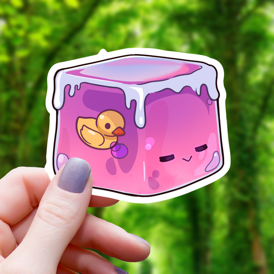 Super Kawaiicube Monster Sticker-3"