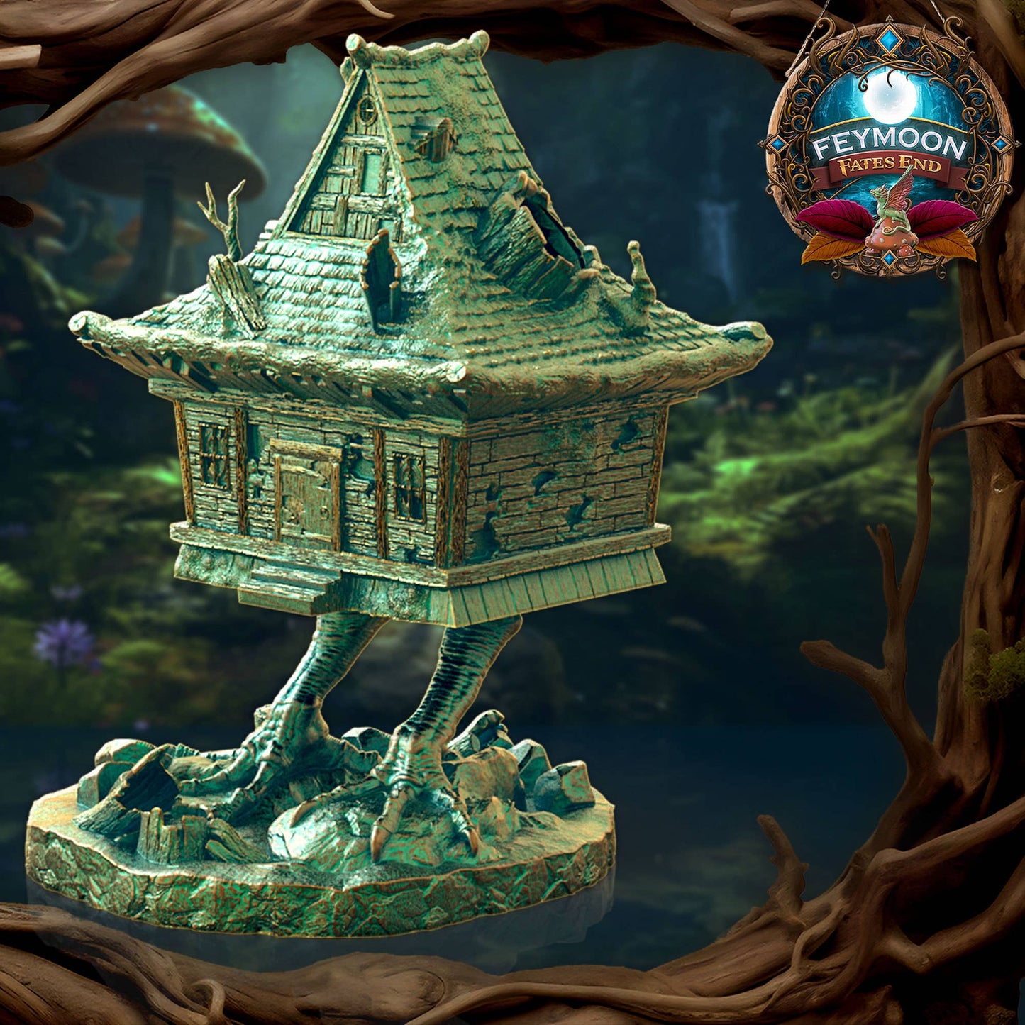 Baba Yaga Hut Dice Tower | TTRPG, D&D, Pathfinder, CoC