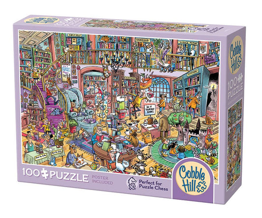Bookshop Bedlam 100 Piece Puzzle