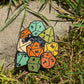 Cat Amongst Dice Hard Enamel Pin -1.5"