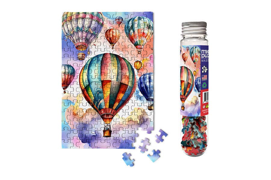 Hot Air Balloons Festival mini jigsaw puzzle souvenir gift