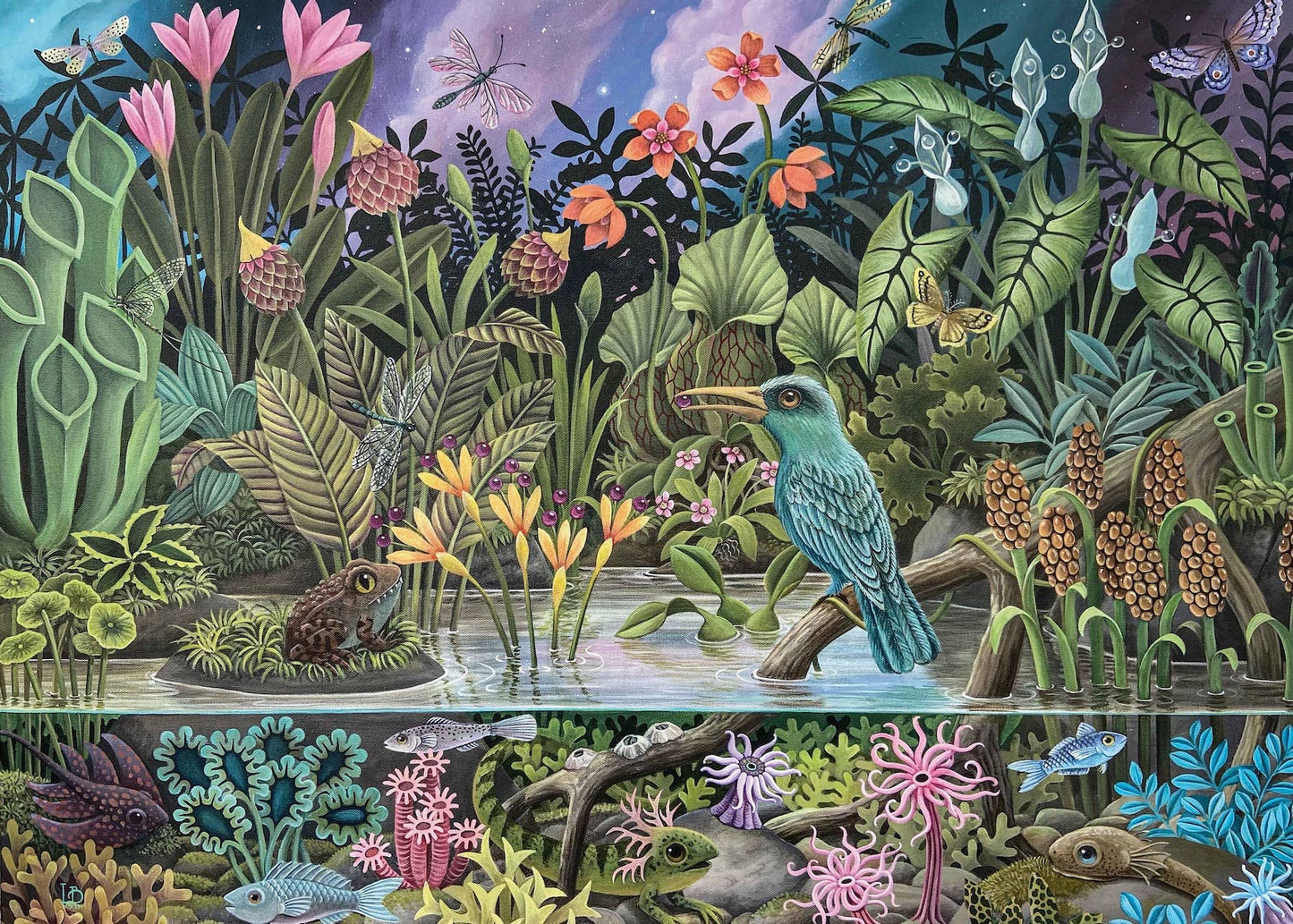 Hidden Lagoon, 500-Piece Velvet-Touch Jigsaw Puzzle