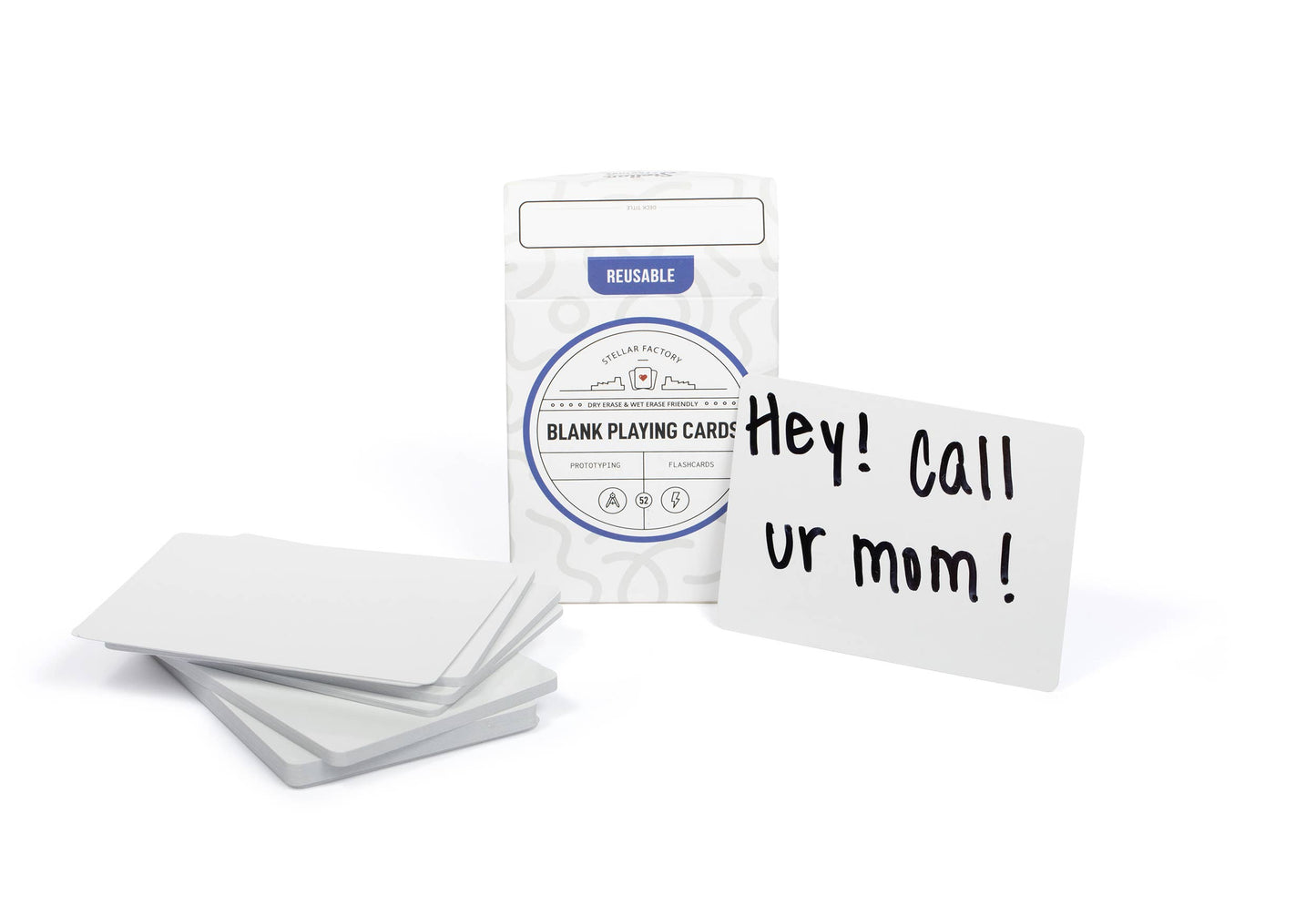 Reusable Blank Playing Cards - For Flashcards & more