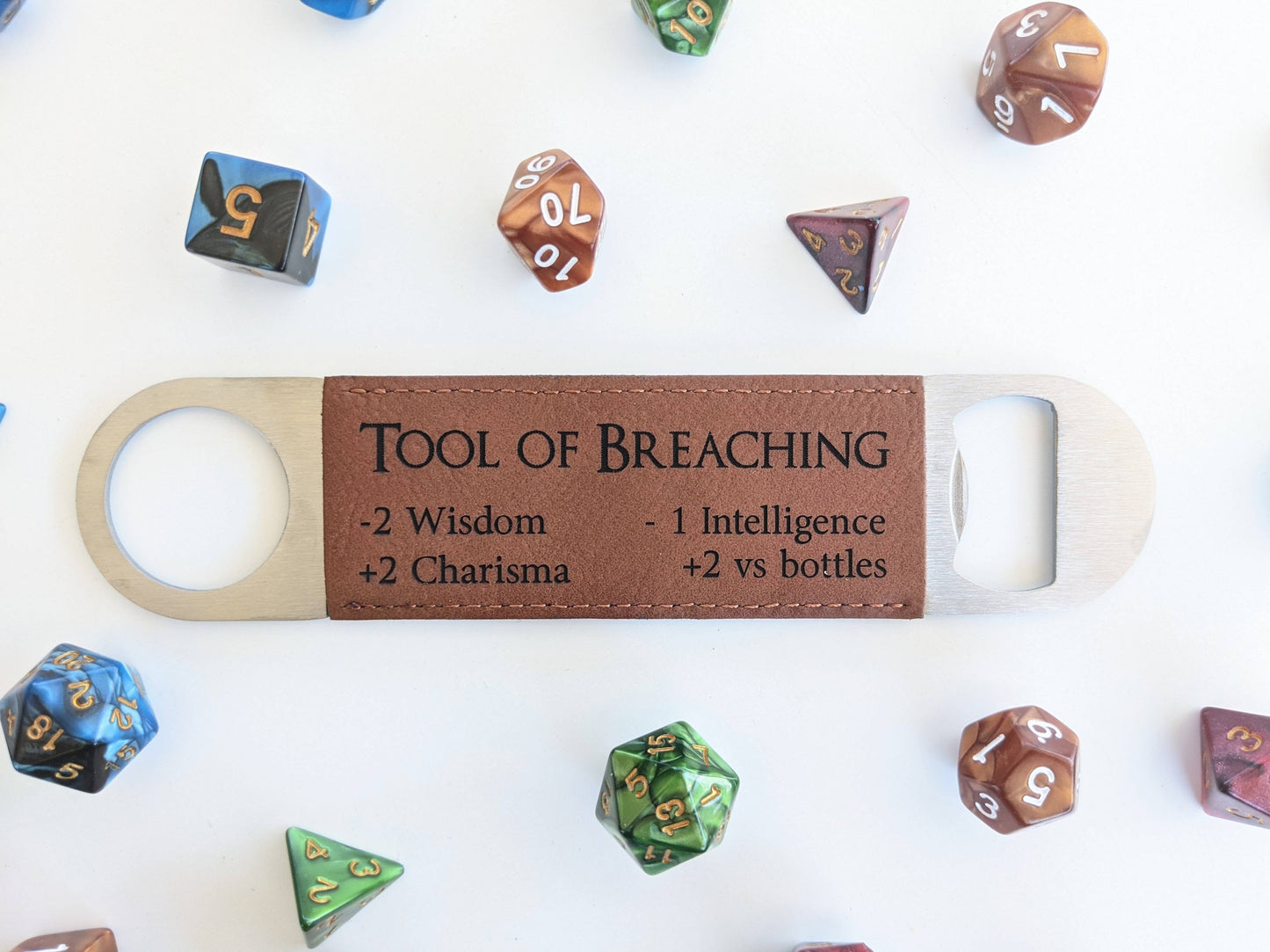 Tool of Breaching Vegan Leather Bottle Opener