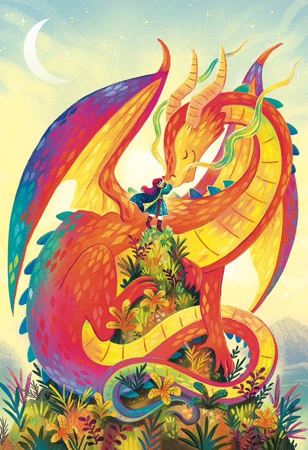 Rainbow Dragon 100 Piece Puzzle