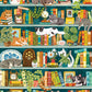 The Purrfect Bookshelf 1000pc puzzle