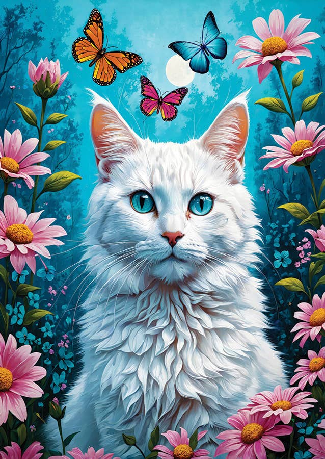 White Cat 1000pc Enjoy Puzzle