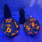 RPG Black Light Dice Candles: Herbal / D20