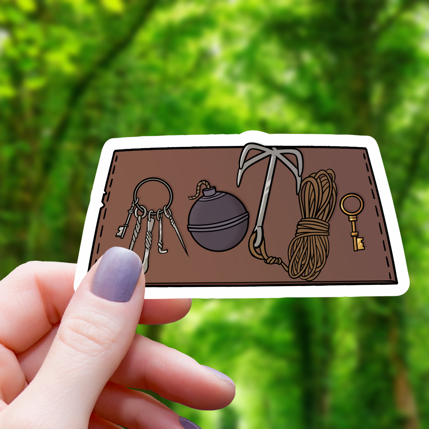 Rogue TTRPG Kit Sticker - 3"