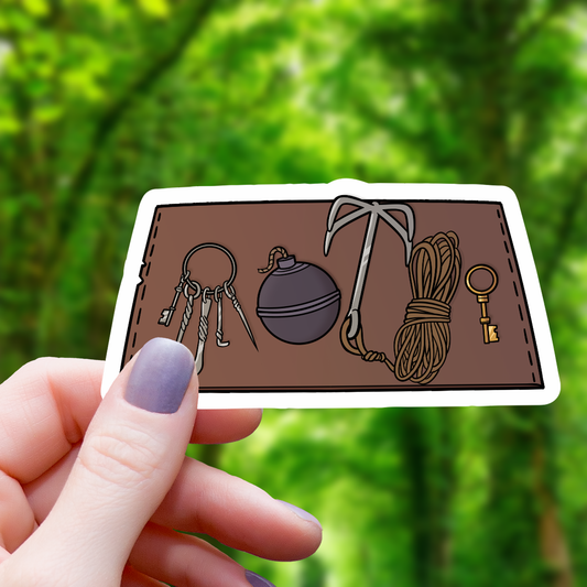 Rogue TTRPG Kit Sticker - 3"