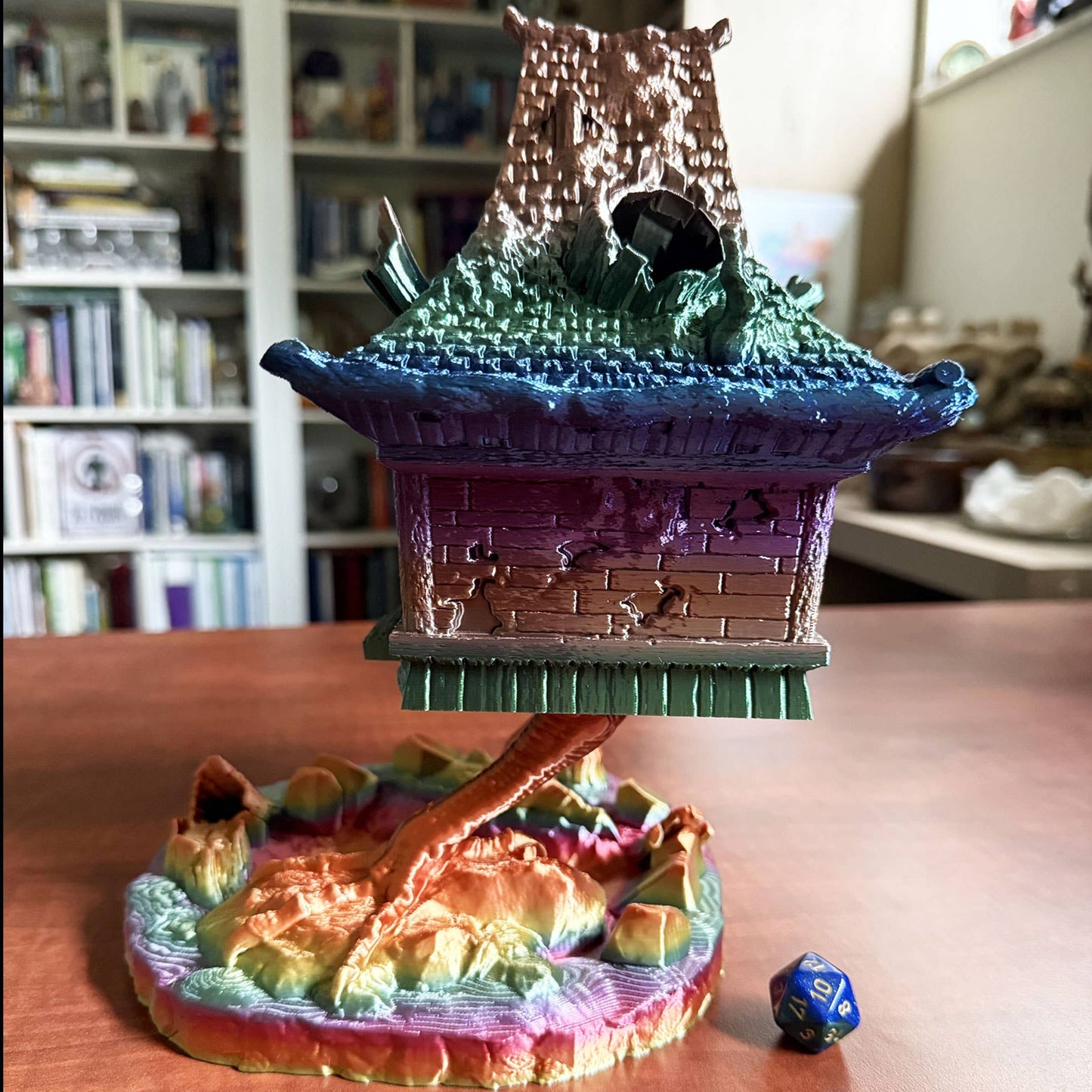 Baba Yaga Hut Dice Tower | TTRPG, D&D, Pathfinder, CoC