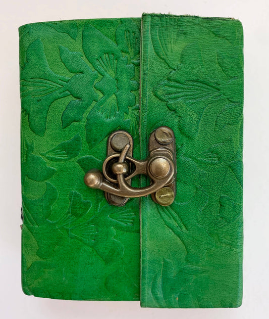 Green Embossed Journal 3" x 4"