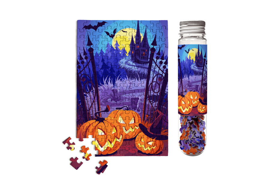 Halloween - Scare-bnb Mini Jigsaw Puzzle Fall Season Gift