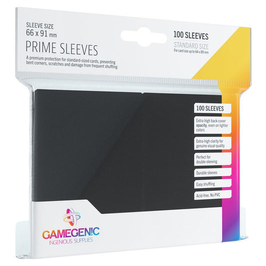 Matte Sleeves Prime Black (100)
