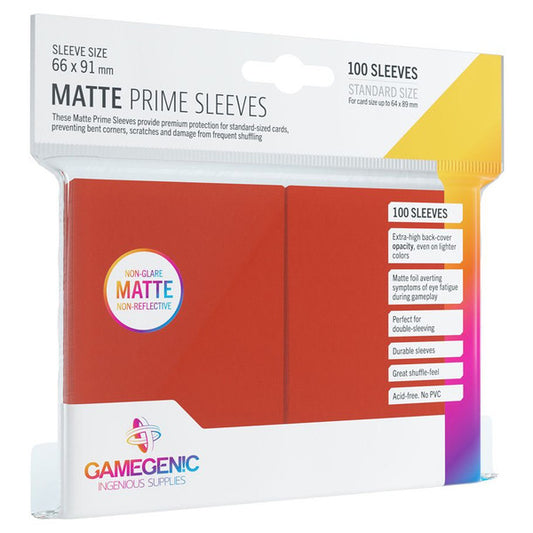 Sleeves Matte Prime Red