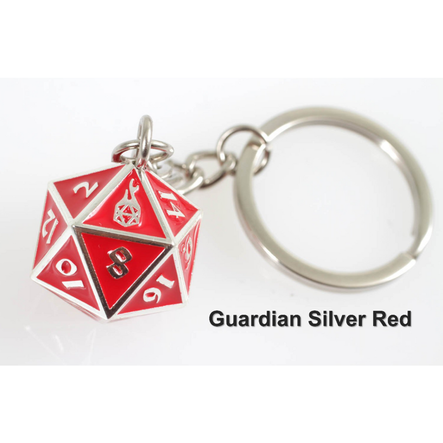 FoF20 Keychain Guard Silver Red