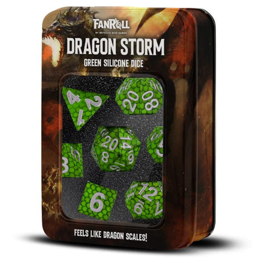 7-Set Silicone: Dragon Storm: Green Dragon Scales