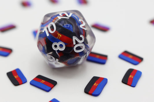 Polyamorous Flag RPG Dice Set