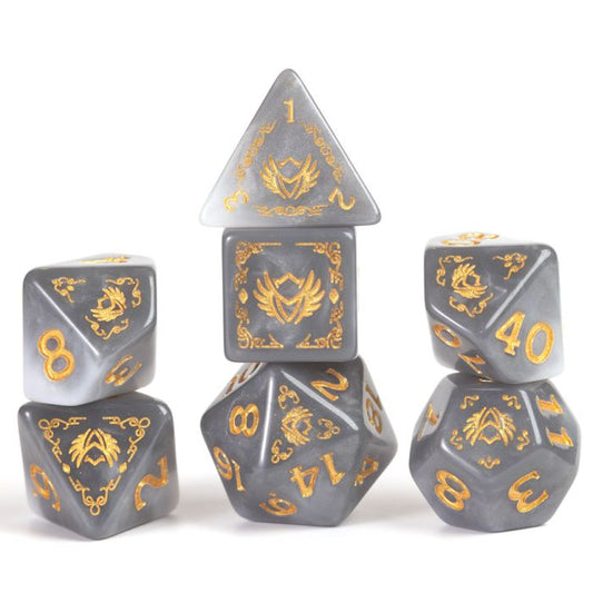 Paladin White/Grey Dungeons & Dragons: Adventure Dice