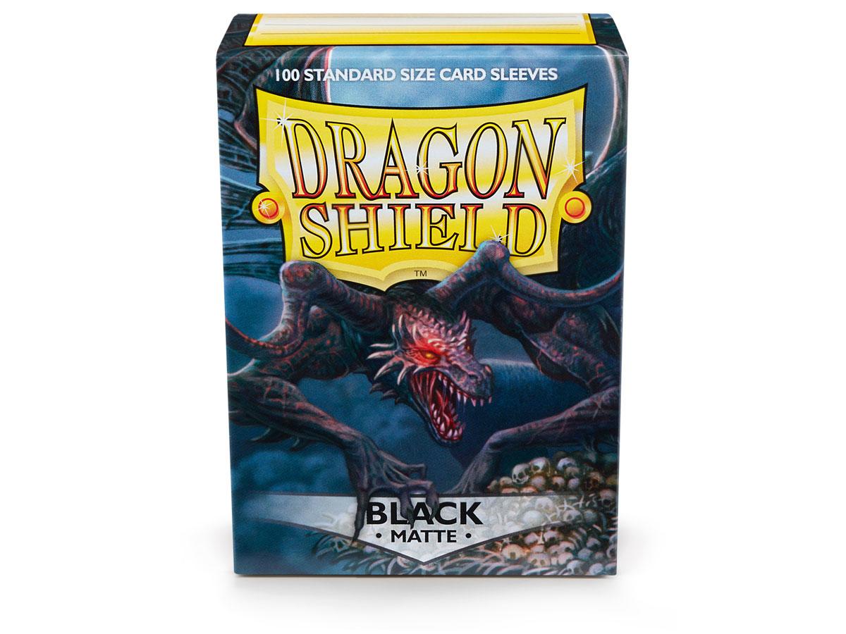 Dragon Shields (100) Black Matt