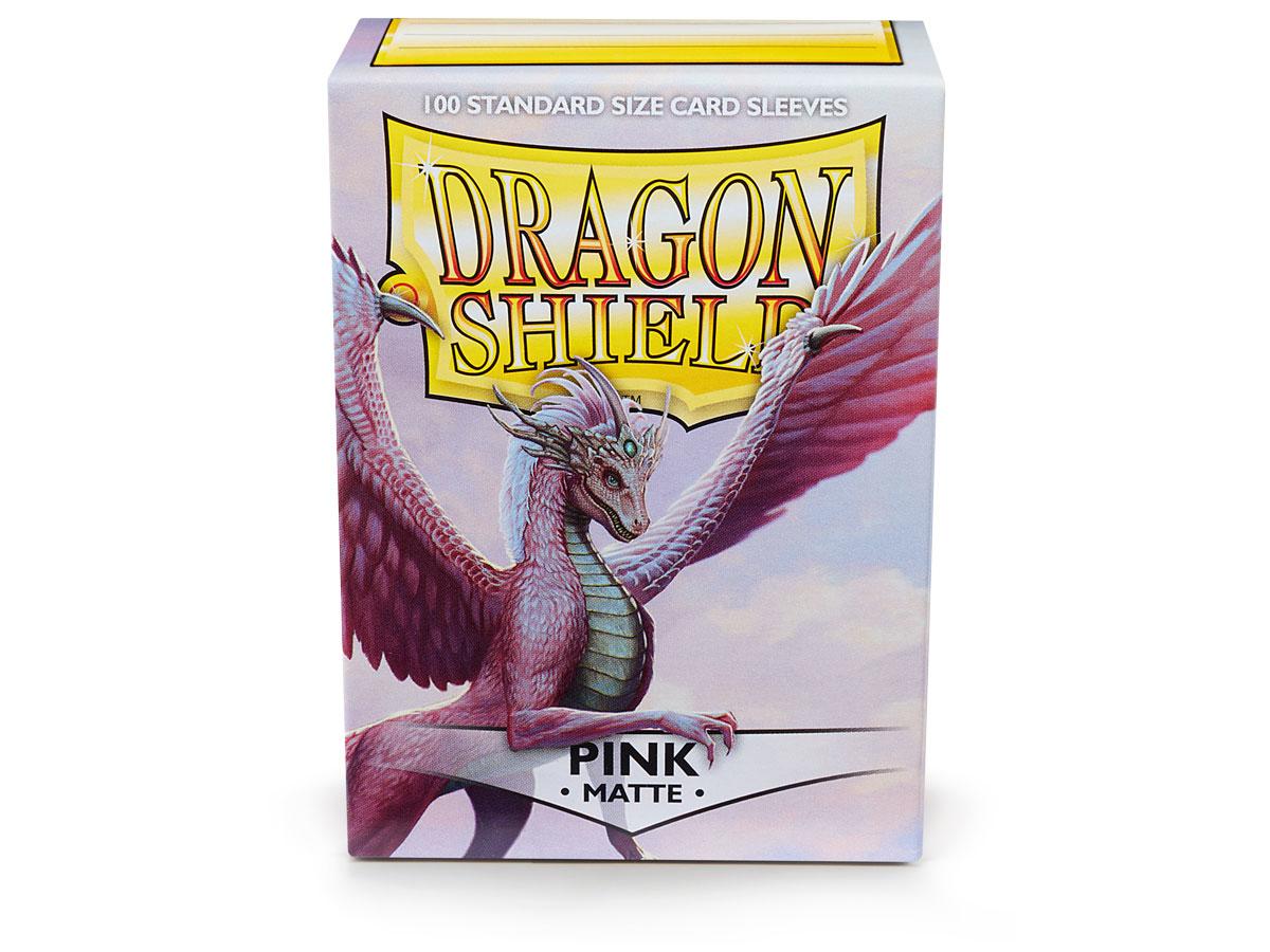 Dragon Shields (100) Matt Pink