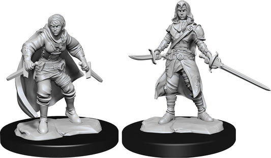 Half-Elf Rogue Female D&D Nolzur's Marvelous Miniatures Unpainted Miniature