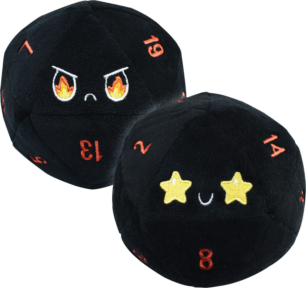 D20 Dice Plushie: Starry Eyes &