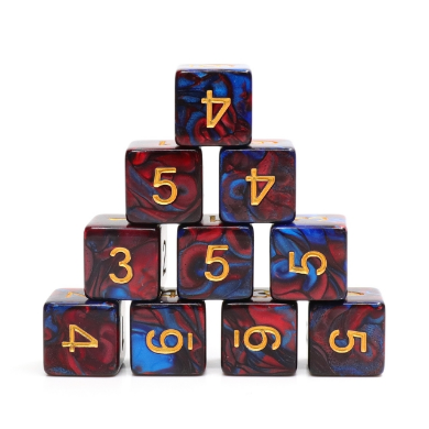 Blue Blood - 12 piece D6's