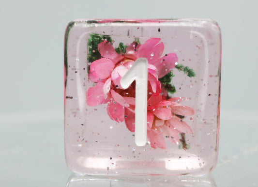 Carnation Love Dice