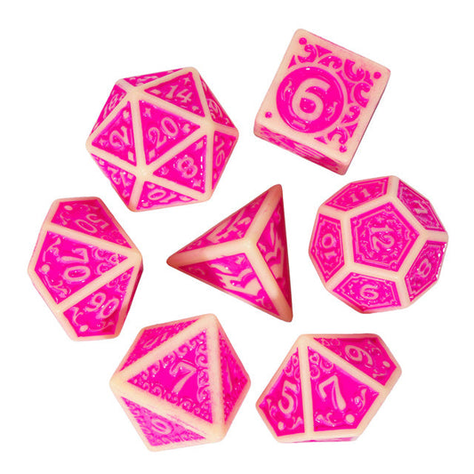 Fuscia Depths Dice