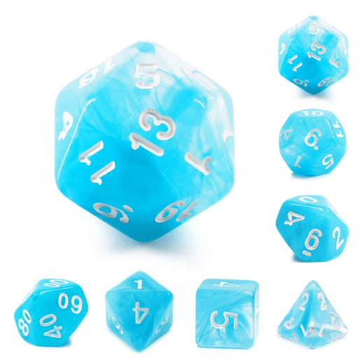 Ocean Swirl Dice