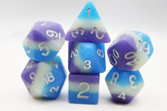 Blueberry Snow Cone Dice Set