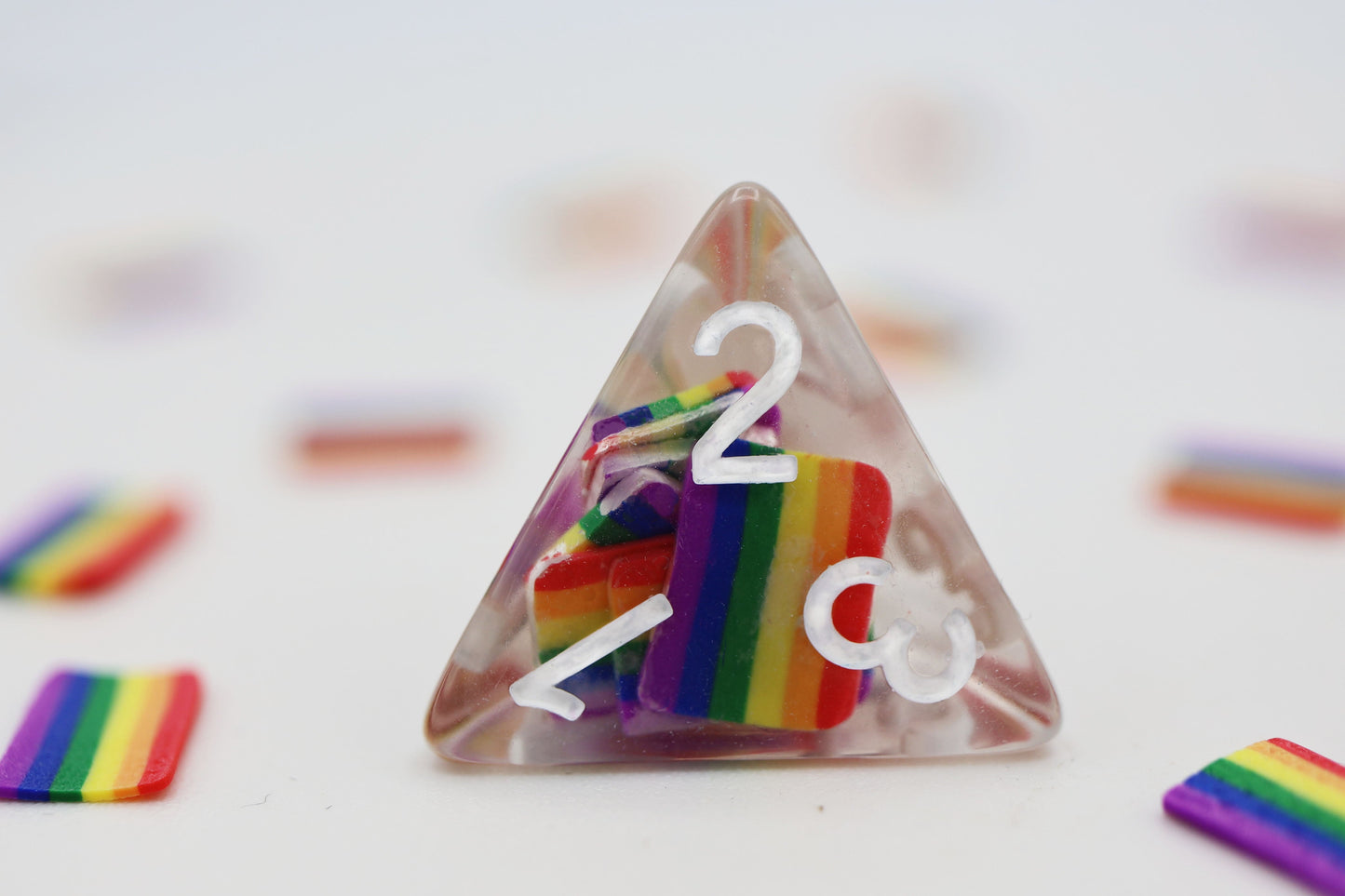 Rainbow Flag Dice Set